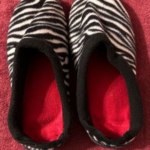 Zebra Print Women’s House shoes